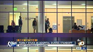 Family stuck in hospital during standoff at Rady Children's Hospital