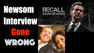 Dissecting Gavin Newsom's Interview + his Idiotic Statements -- Recall Newsom California