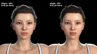 3DS Max Octane vs Arnold Skin with Node Setup CG 3D