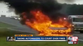 Dozens of drivers take Kia & Hyundai to court over spontaneous vehicle fires