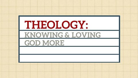 WK3 | Knowing & Loving God the Spirit | Pastor Mark Giaimo