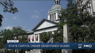 State capitol under heightened security