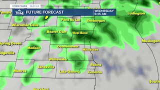Scattered showers continue Wednesday