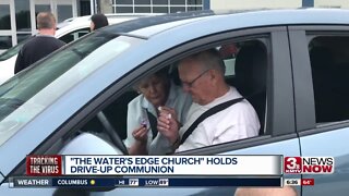 Church hosts drive-up communion