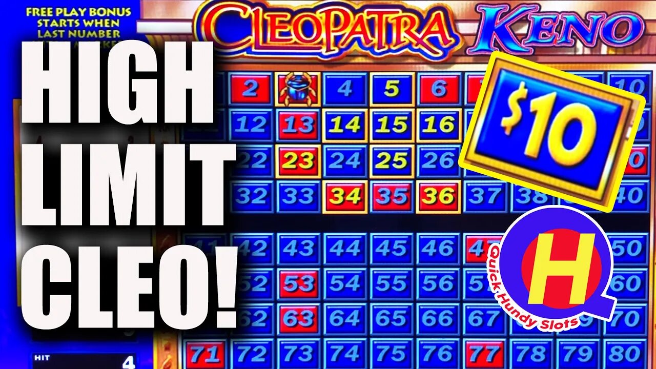cleopatra keno lucky numbers