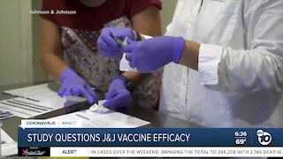 Study questions Johnson & Johnson vaccine efficacy