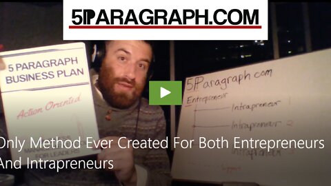 Only Method Ever Created For Both Entrepreneurs And Intrapreneurs
