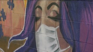 Local artist explains mural honoring nurses