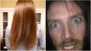 Irishman creates terrifying optical illusion with his hair