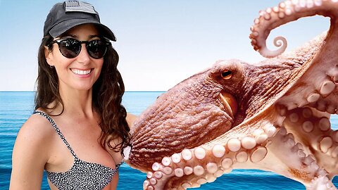 Catching a GIANT Octopus BY HAND! {Catch, Clean & Cook}