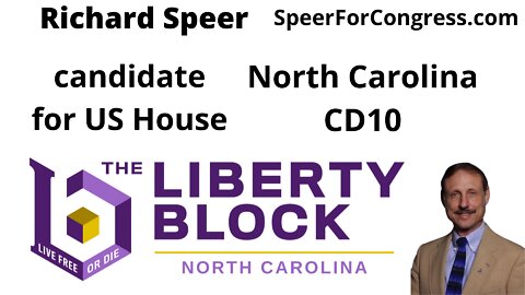 Interview with Richard Speer - candidate for US House (NC-10)