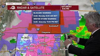 8 p.m. snow update: Latest forecast for Saturday night