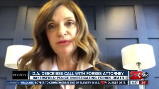 Tension surfaces between Kern County D.A.'s Office and Robert Forbes family attorney