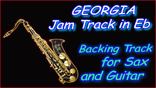 389 SMOOTH JAZZ Jam Track for SAX and GUITAR in Eb