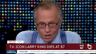 TV icon Larry King dies at 87