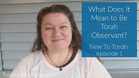 What Does It Mean to Be Torah Observant? | New To Torah episode 1
