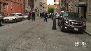 County police officers involved in shooting in Downtown Baltimore