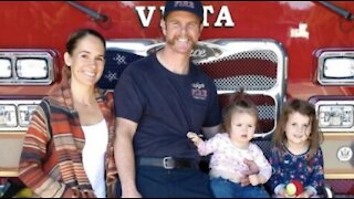 'Fire family' rallies around 4-year-old birthday girl, family of Vista firefighter stricken with cancer
