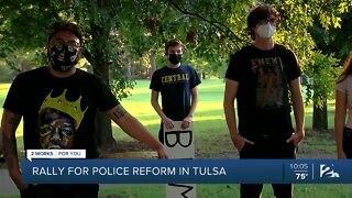 Rally for police reform in Tulsa