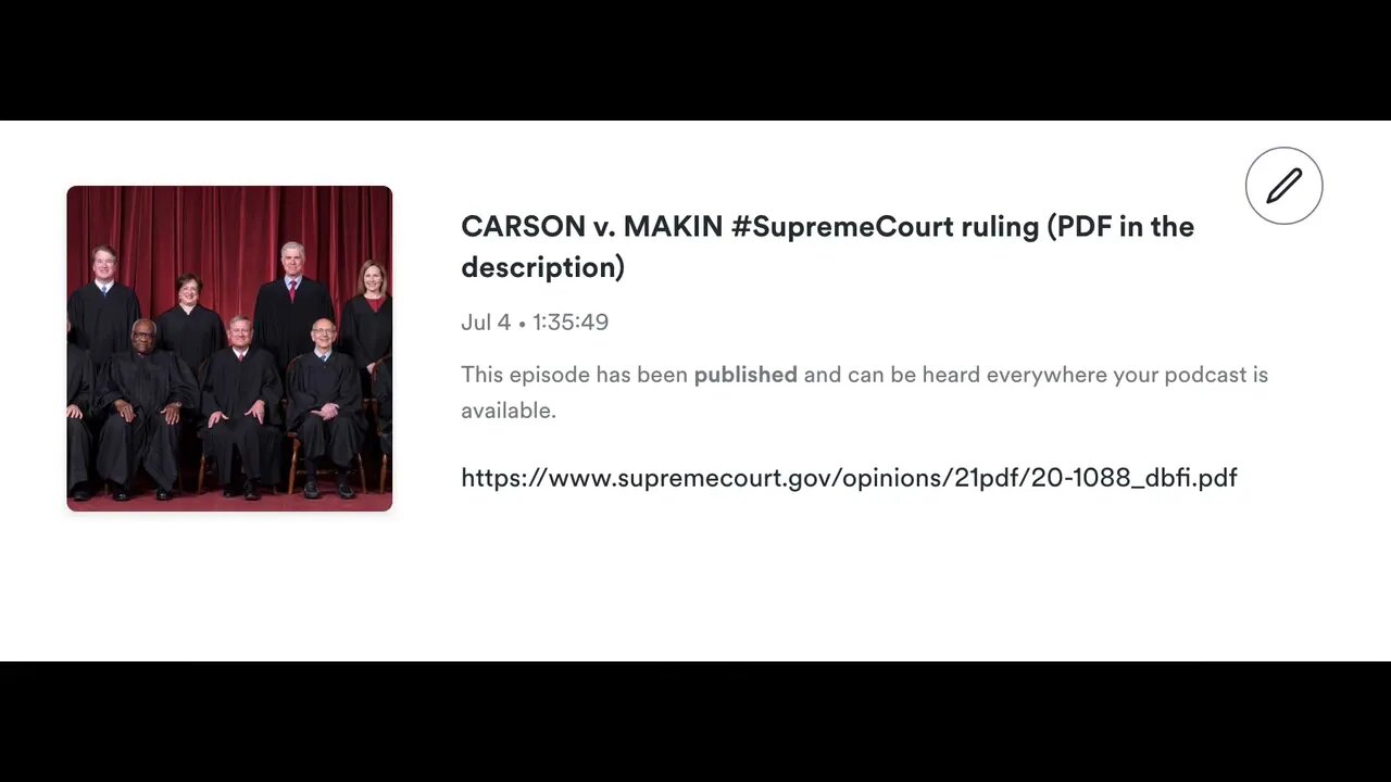 Carson V Makin Supremecourt Ruling Pdf In The Description 2716