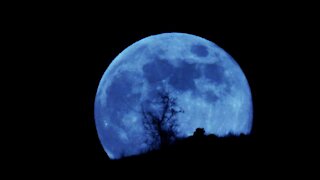 Rare Halloween blue moon thrills skywatchers