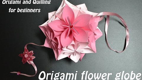 DIY paper crafts: How to fold an origami flower ball
