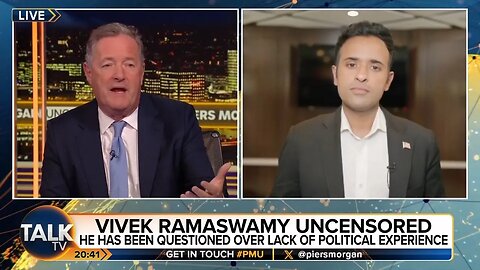 Vivek Ramaswamy on Talk TV with Piers Morgan 9.4.23