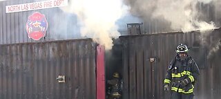 NLV Fire Department hosts aggressive fire control training