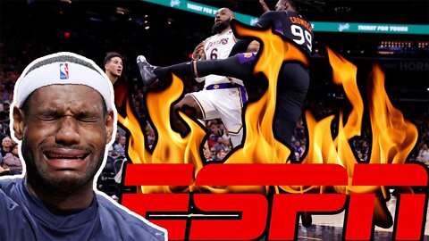 ESPN SHILLS for LeBron James as Lakers get DEMOLISHED 140-111 by the Phoenix Suns!