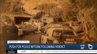 Local push for police reform after Chauvin verdict