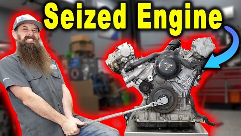 Seized 3.0 Supercharged Audi Engine ~ Complete Engine Failure