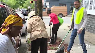 Weekly community cleanups helps reduce trash in East Baltimore neighborhood