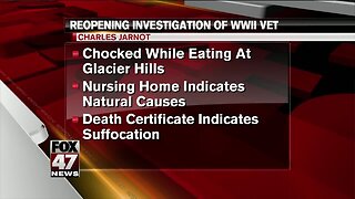 Prosecutor reviews WWII veteran's nursing home choking death
