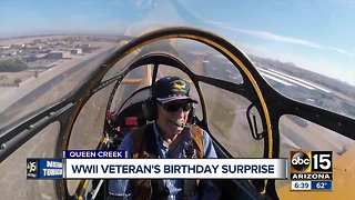 WWII veteran gets special birthday surprise thanks to local charity