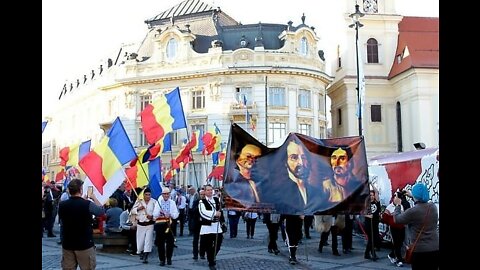 Andrei Păunescu la manifestarea Calea Neamului de la Sibiu pentru Horea, Closca si Crisan