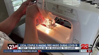 Local Couple Makes over 400 Masks