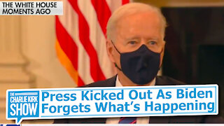 Press Kicked Out As Biden Forgets What’s Happening