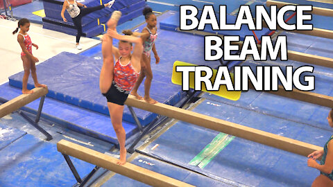 Training on the Balance Beam | Whitney Bjerken