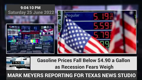 Gasoline Prices Fall Below $4.90 a Gallon as Recession Fears Weigh