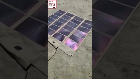PowerFilm Solar Panel on the Beach #shorts