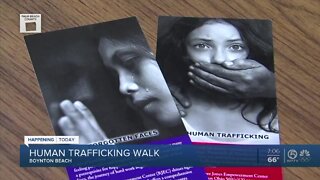 Human trafficking walk held in Boynton Beach