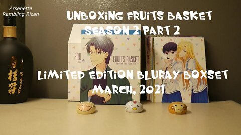 Unboxing 2020 Fruits Basket - Season 2 Part 2 - Limited Edition Bluray Boxset