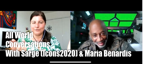 ALL WORLD CONVERSATION WITH SARGE (ICONS2020) & MARIA BENARDIS