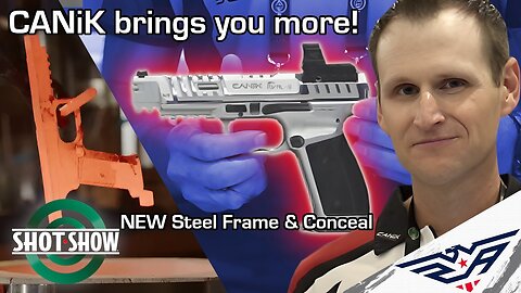 CANiK NEW Steel Frame SFx Rival-S & MICRO Compact Mete MC9 | SHOT SHOW 2023