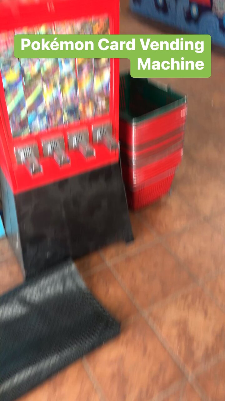 Pokémon card Vending Machine