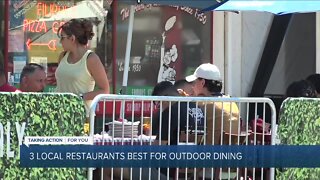 3 local restaurants ranked among 100 best for outdoor dining