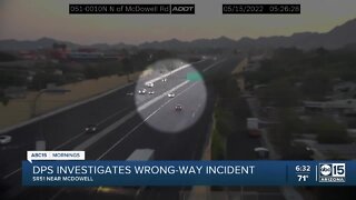 Wrong-way driver stopped on SR51 near McDowell Road