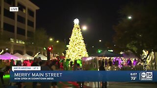 Merry Main Street in Mesa tree lighting