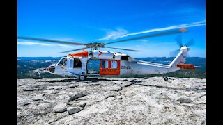 After Multiple Rescue Attempts, All Crew Safe Following Mountaintop Navy Helicopter Crash