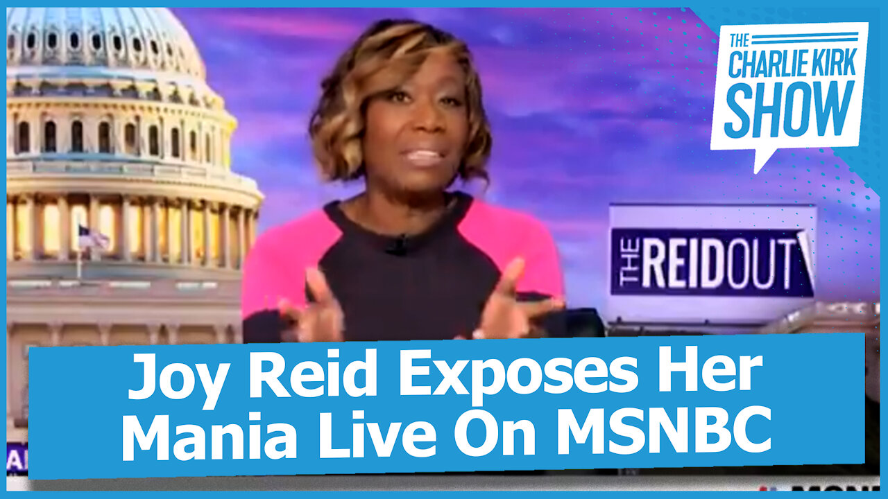 Joy Reid Exposes Her Mania Live On Msnbc 0247